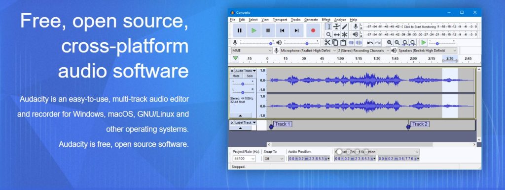 Get Audacity recorder for Chromebook.