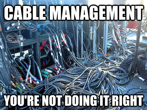 Organizing your Chromebook cables requires cable management.