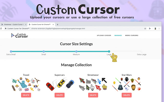 get a custom mouse pointer