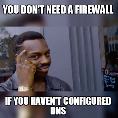 DNS meme.