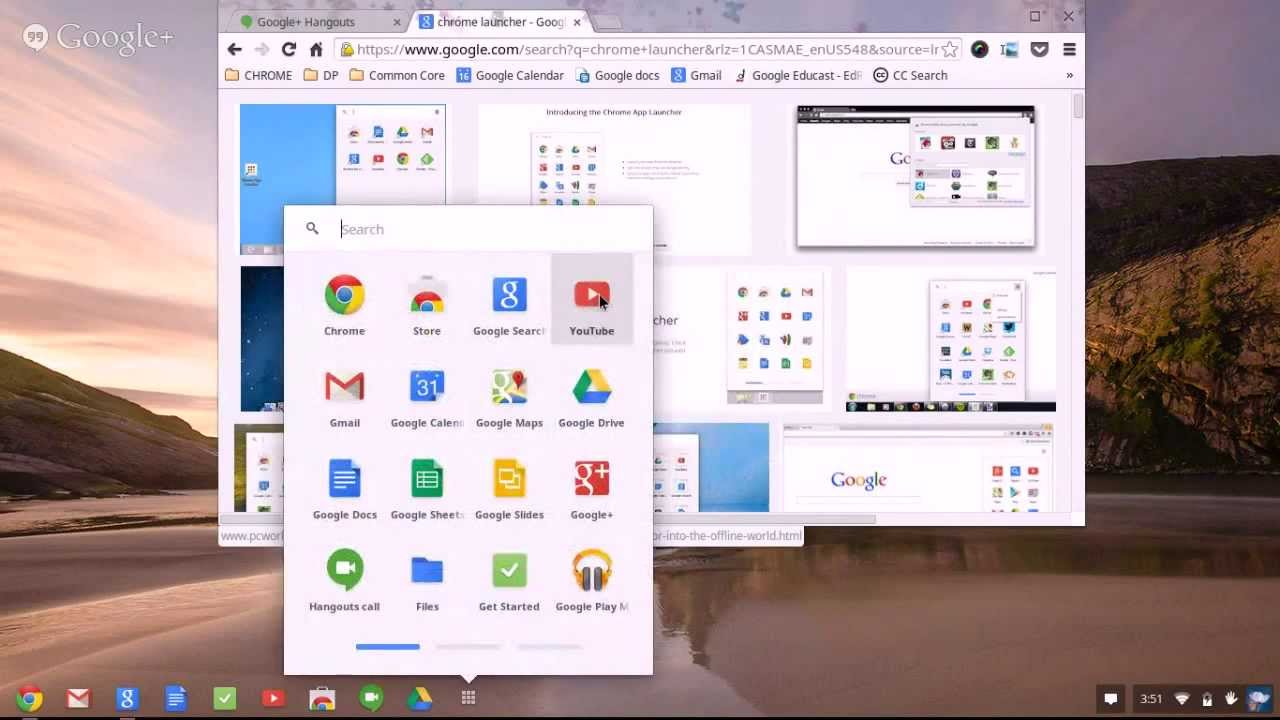 Material design gives the Chrome browser a sharper look, bigger buttons, and faster performance.