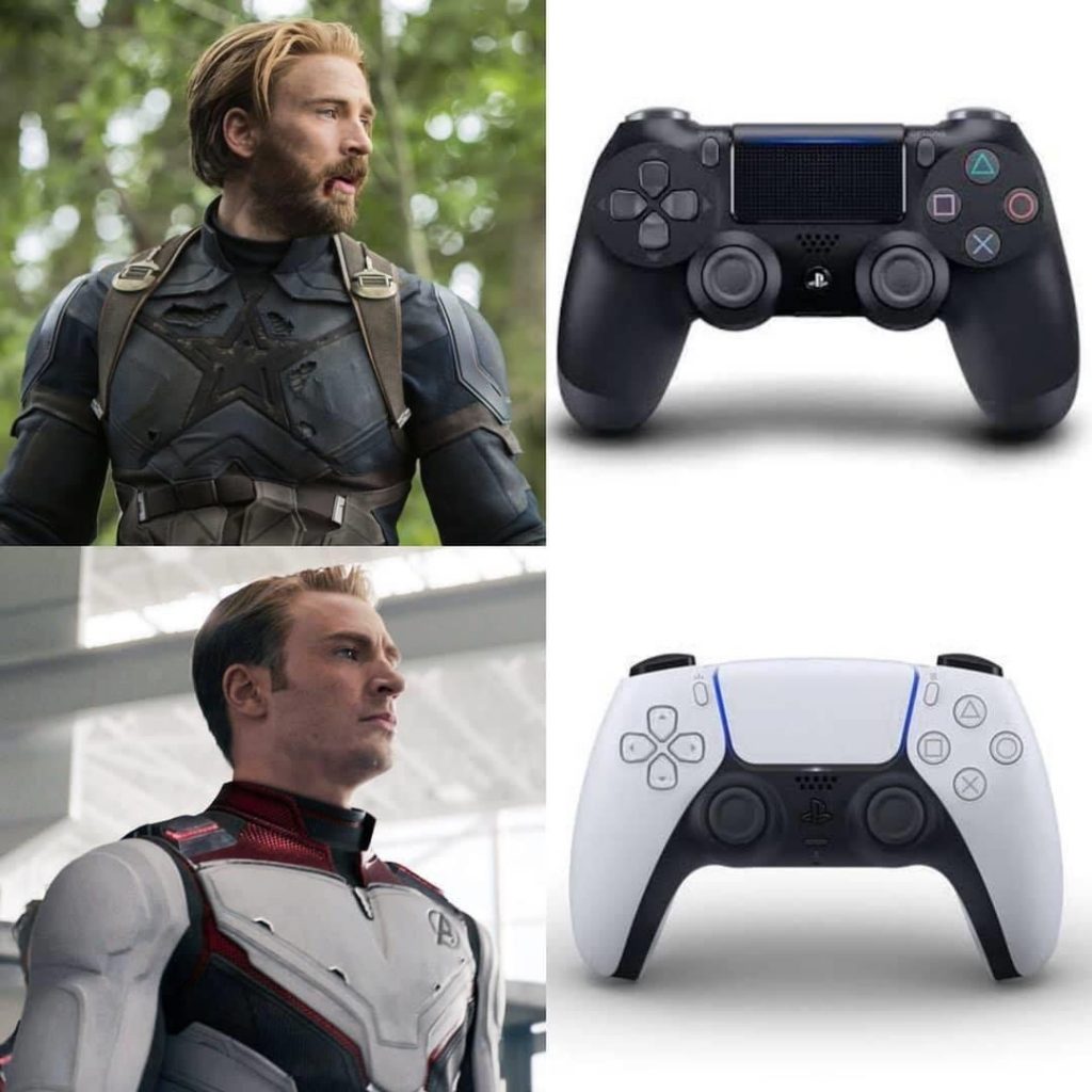 PS5 controller meme.