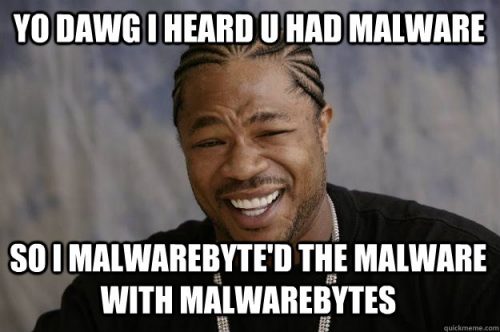 Computer virus - Yo dawg meme.