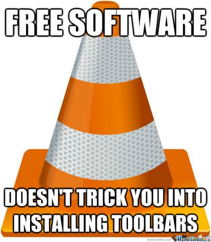 VLC on Chromebooks meme.